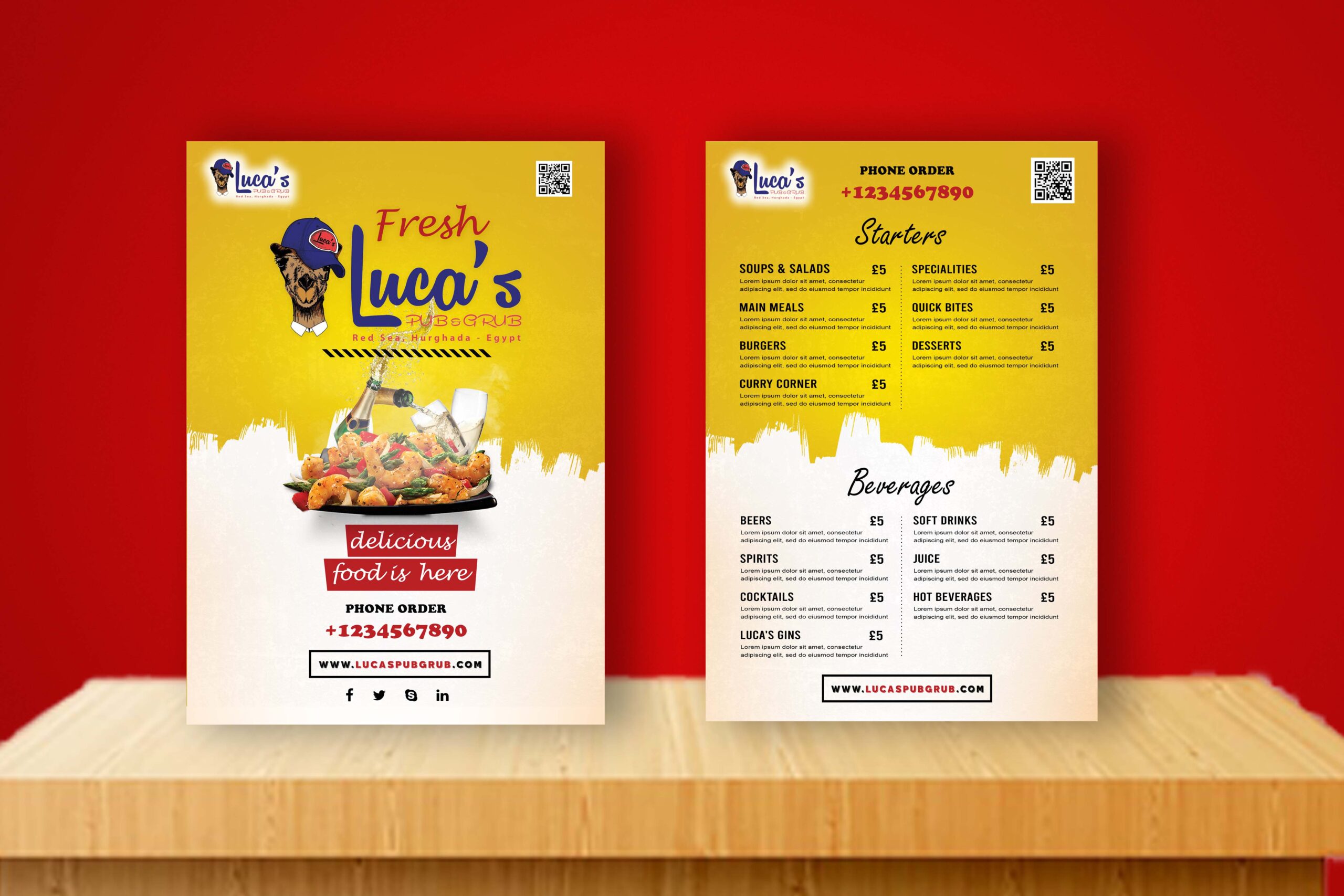 Menu Card