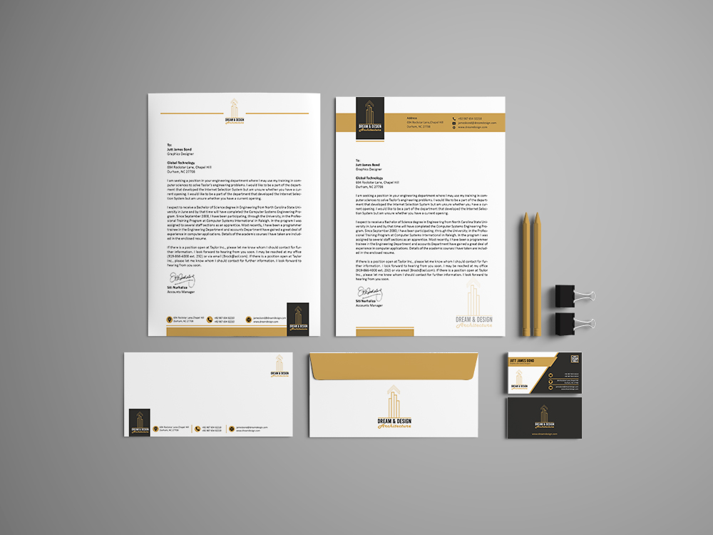 Stationery Mockup - Free Version 2